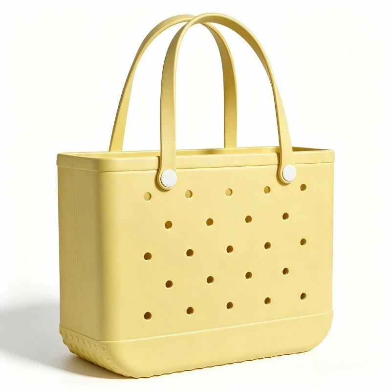 Borsa da Spiaggia EVA Grande Capacità Borsa a Rete Donna Borsa da Viaggio Custodia Accessori Fai-da-te Impermeabile Leggera