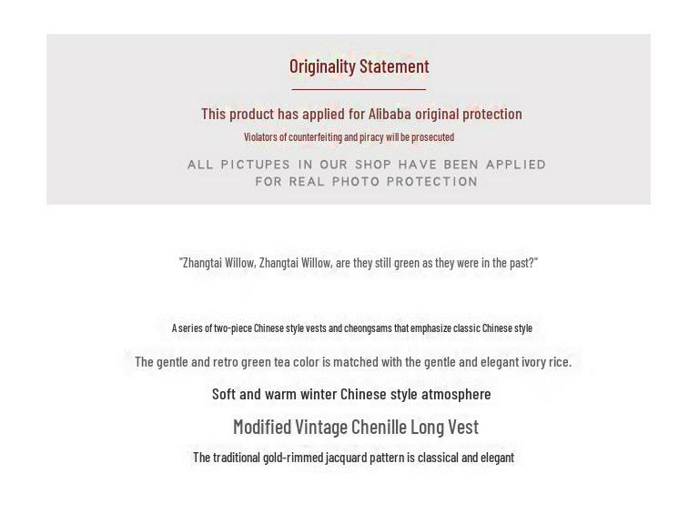 Podzimní dámský dvoudílný oblek ve stylu čínského cheongsam - Sezónní edice