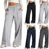 Women's Loose Straight Leg Yoga Sweatpants Wide Leg Tracksuit Pants for Outdoor Gym Running and Casual Wear