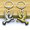 Tauben-Anhänger Schlüsselanhänger Friedenssymbol Schlüsselanhänger Metallanhänger Legierung Schlüsselring Auffälliger Schmuck Einweihungsgeschenk