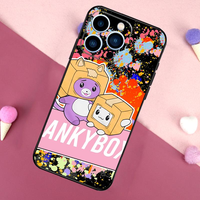 

Lankybox Cute Phone Case For iPhone 13 12 11 14 Pro Max Mini X XR XS MAX 14 Plus Cover iPhone X XS