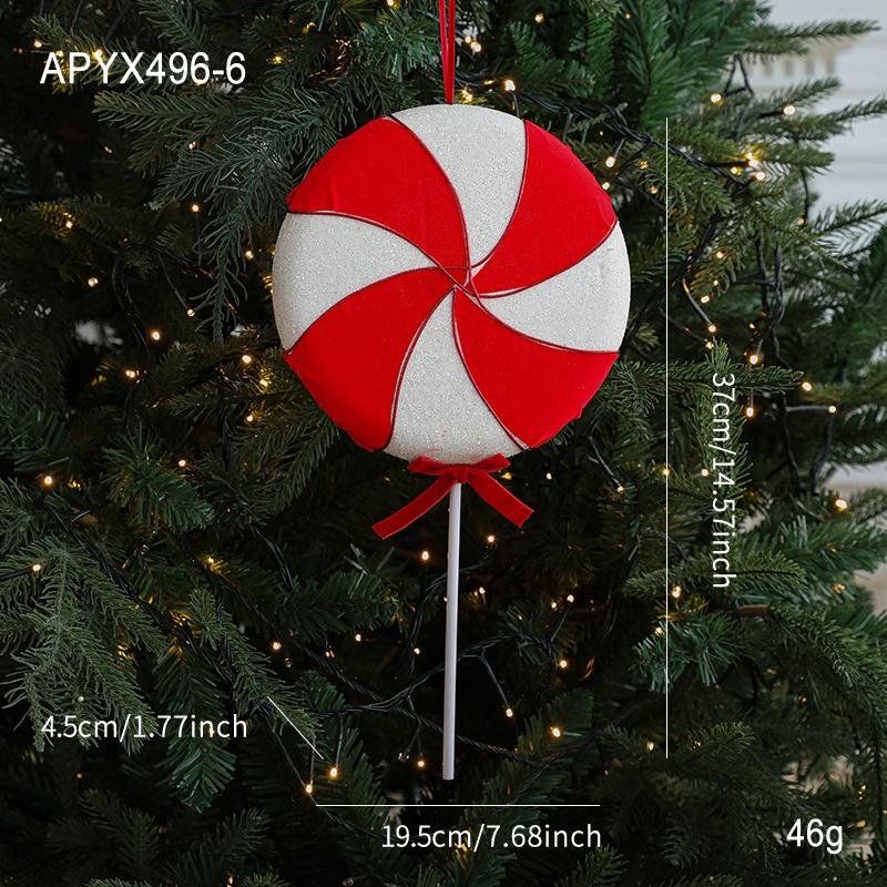Christmas Foam Ornaments Festive Holiday Decorations Festive Foam Peppermint Candy Cane Ornament For Christmas Tree For Festive