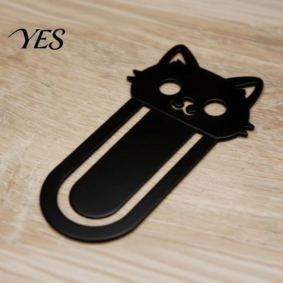 Smooth Edge Bookmark 3D Printed Cat Bookmark, Stable Clamping Book Clip, Not Easy To Cute Fall Off Non-Scratch Practical Reading Mark for Accessory