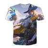 Men Women Gaming T-Shirt With 3D Digital Print Character Design Casual Short Sleeve Tee