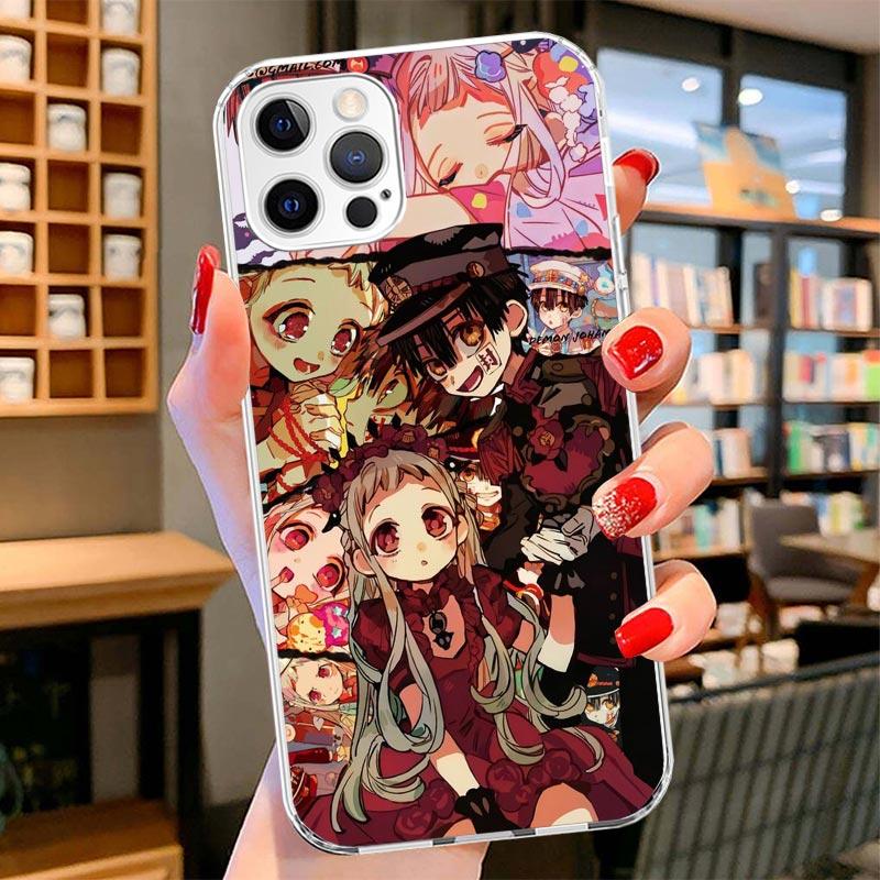 Toilet bound Hanako Kun Anime Cover Phone Case For iPhone 16 17 Air 15 14 Pro Max 16E Phone Case 13 Mini 12 11 7 SE 8 Print Patt