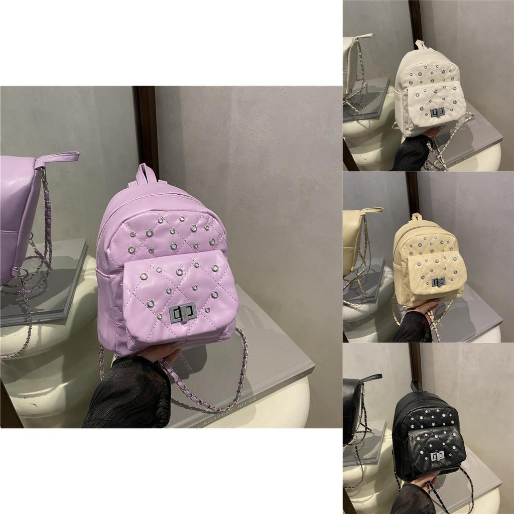 Fashionable Pu Crossbody Bag With Detailing And Chain Strap For Casual Outings
