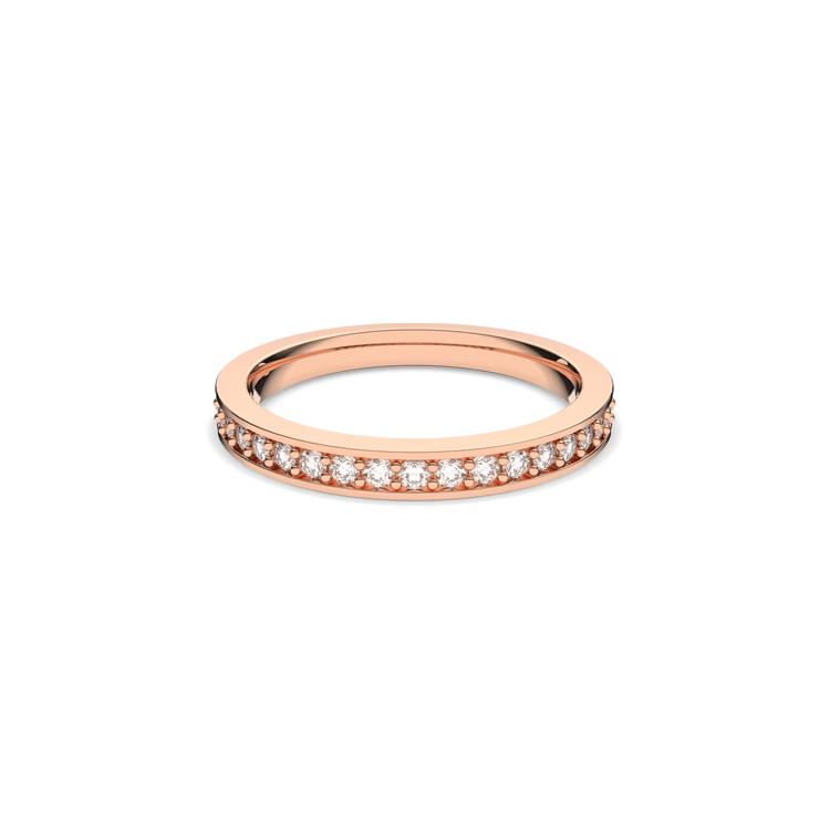 Swarovski Matrix Rings Womens Rose Gold
