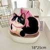 Coral Fleece Hand Towel Cute Cat Washcloth Durable Toilet Handkerchief  Kitchen