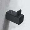 Black 304 Stainless Steel No-Drill Coat & Hat Hook for Bathroom or Entrance