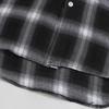 Men's Japanese Retro Plaid Shirt - Niche Design, Loose Long Sleeves, Spring/Autumn Casual Layering Shirt
