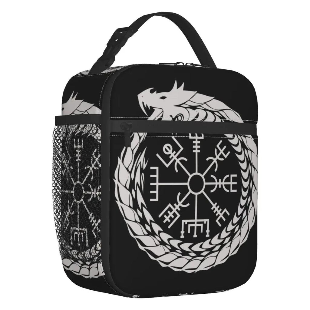 Odin's Eye Insulated Lunch Bag for Work School Raven Norse God Portable Cooler Thermal Lunch Box Women Kids