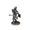 Weißes Kupfer Metall Solider Miniaturen Figur Vintage Starke Männer Krieger Ornament Desktop Dekoration Zubehör Spielzeug Geschenk