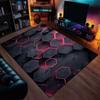 2D Visual Geometry Pattern Large Area Full Carpet Bedroom Gaming Gaming Room Decorative Carpet Rugs Living Room Bedroom