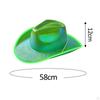 LED Cowboy Hat, Light up Headgear Rave Cap Cowgirl Hat Western for Party Role
