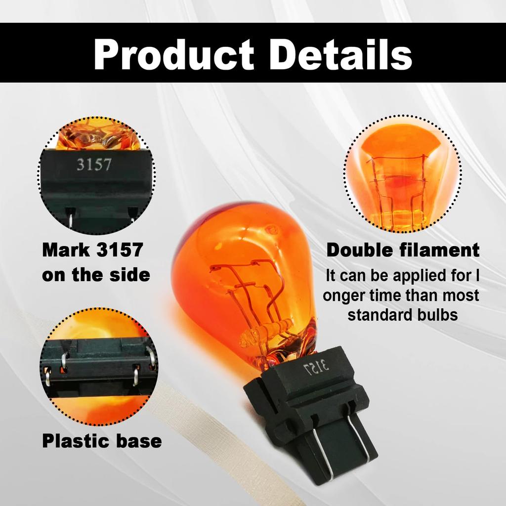 stymart 3157 Bulb Plastic Base 3157 Car Brake Light Turn