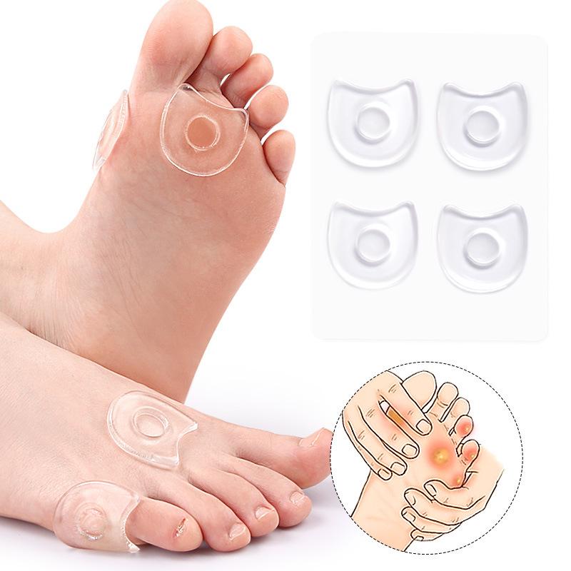 Transparent Gel Corn Plasters for Toes - Anti-Chafe Foot Care Stickers