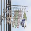 Stainless Steel Socks Drying Rack 8/10 Clips Drying Clips Durable Laundry Hanger  Closet Organizer