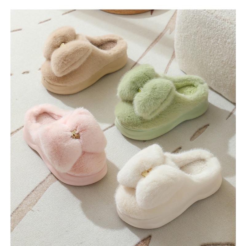 Vinter Plysch Bomull Tofflor Dam Varma Tofflor