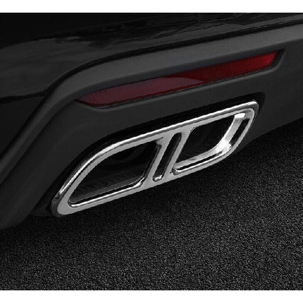 New Chrome Rear Tail Exhaust Muffler Tip Pipe Steel For Cadillac CT4 -2024