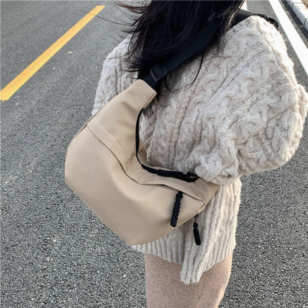 Nylon Single Shoulder Bags Handbag Large Capacity Sports Bag Fashion Oxford Dumpling Bags  Unisex