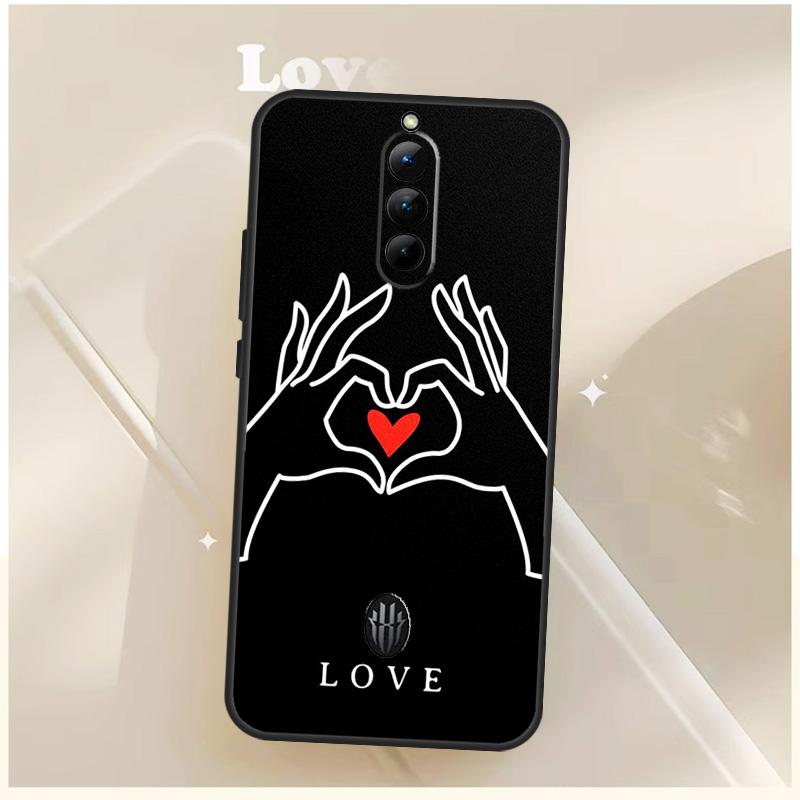 

Hand Holding Moon Finger Heart Case For ZTE Nubia Red Magic 10 Air 6S 7S 6 7 For RedMagic 11 10 9 8 9S 8S 10S Pro Plus Cover Red Magic 7S