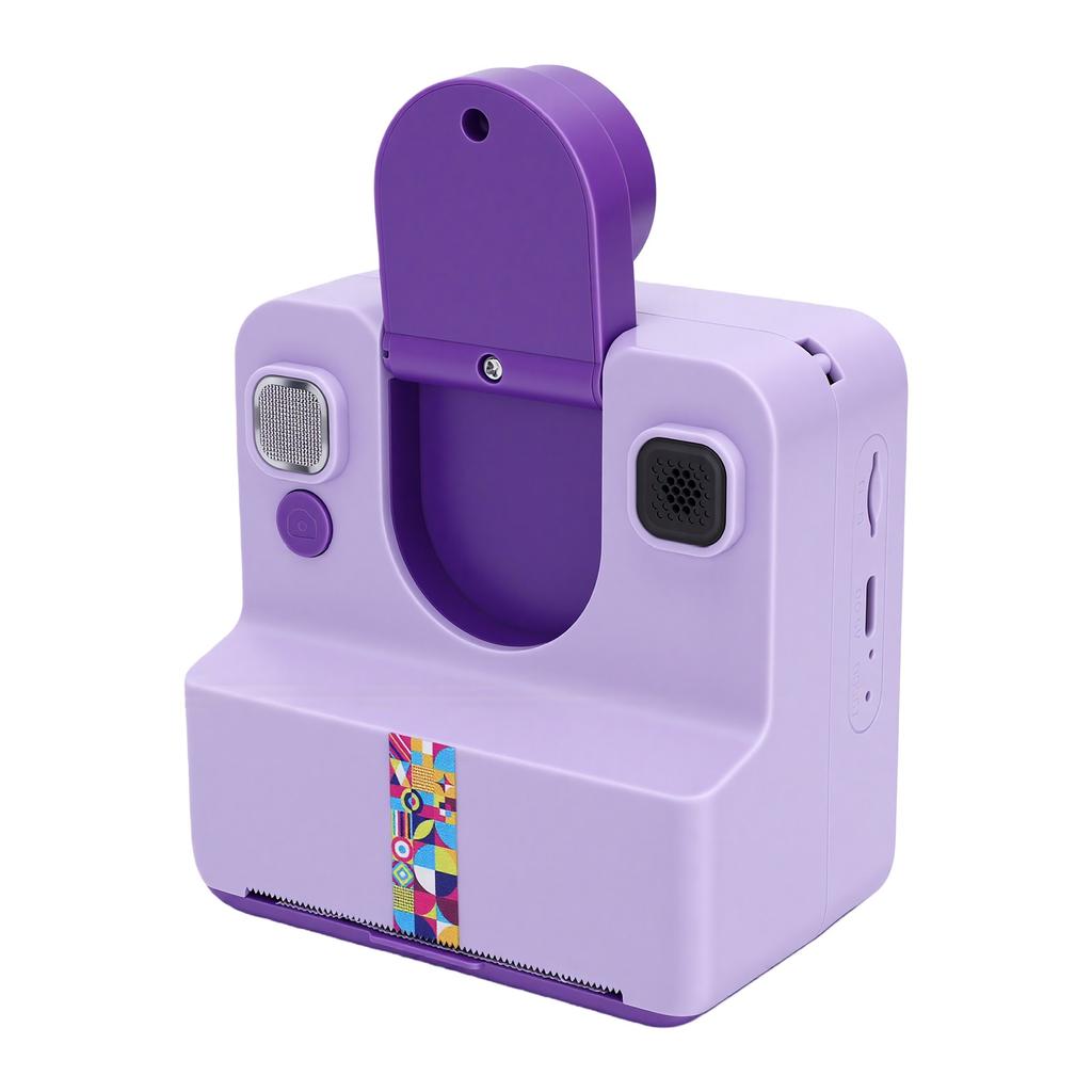 Kids Instant Print Camera 32GB Storage Digital Camera with Printing Paper 1080P Video Recording 180 Degree Flip Lens