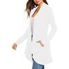 Langarm Strickjacke Jacke Damen Lässig Mode mit Tasche