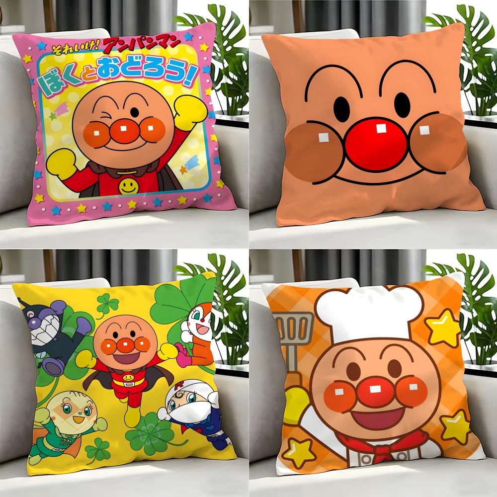 cartoon Anpanman Cushion Cover Cushion Cover Set Pcs x x x Pillowcase Decorative Sofa Home Decor