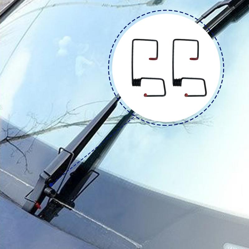 Windshield Wiper Tension Spring 1 Pair Wiper Pressure Spring Set Metal Arm Tension Spring Booster Easy To Install For SUV