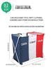 Extra Large Waterproof Foldable Laundry Hamper Storage Basket - Mixed Colors, Dustproof