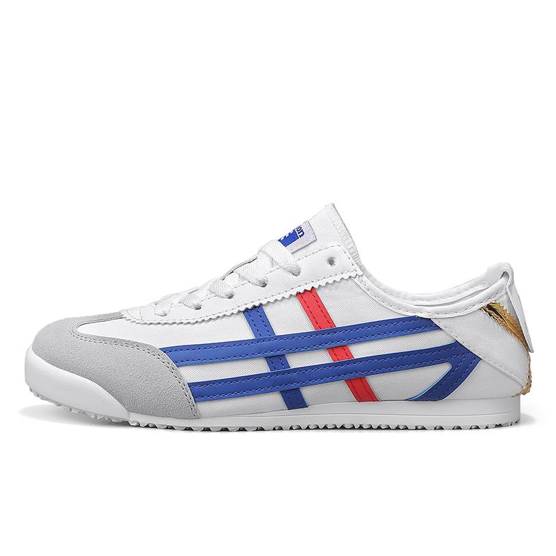 

Новая мужская обувь Форрест Гамп Универсальные маленькие белые кроссовки Мужская ретро мода в стиле athleisure Трендовые слипоны на одной подошве tênis 44