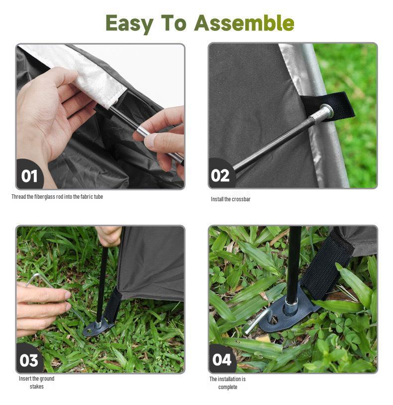 210D Mountain Bike Tent: Durable, Convenient Storage Cover Available