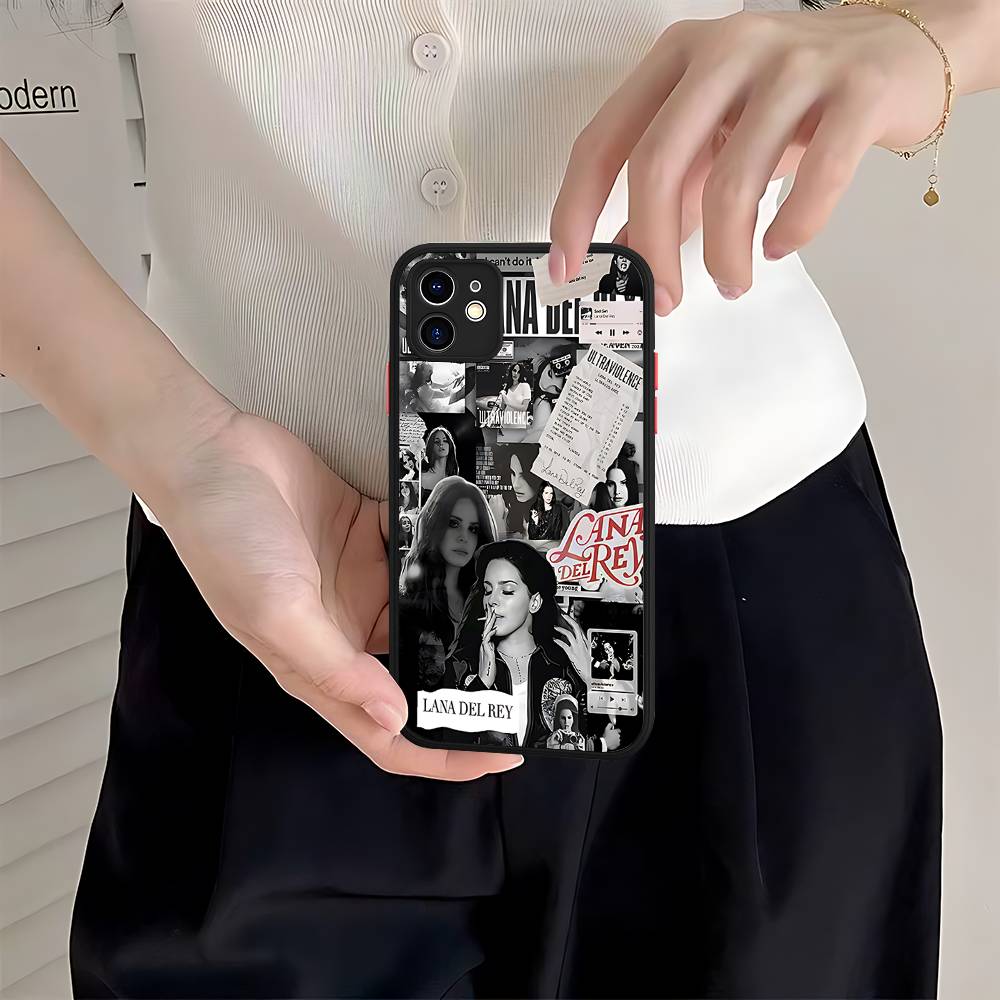 

Певица Лана Дель Рей Для IPhone Air 16 15 14 Plus 13 12 11 Pro Max Матовый Чехол Гелевый Ударопрочный Чехол для Телефона iphone 15 pro