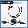 Front Left ABS Sensor, Wheel Speed Sensor, for Nissan Sentra 2007-2012, Plastic, No.47911ET000, Black Item Replacement