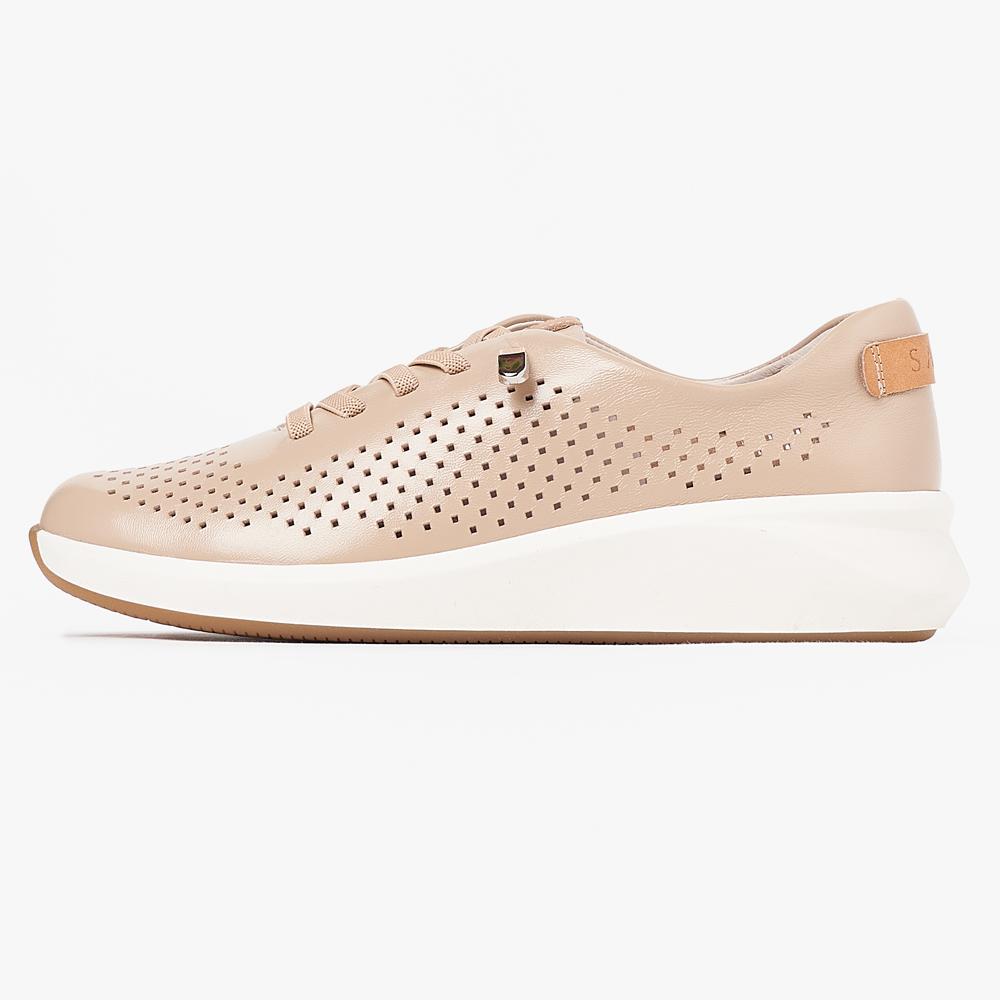 Saera Edition Airy Fit Perforated Leather Sneakers O55P167