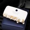 2023 Mermaid Tail Bow Deluxe Card Holder Earrings 3 Pcs White Crystal Elegant Earrings Diamond Love Pearl Girl Cute Earrings Set Decoration Gift