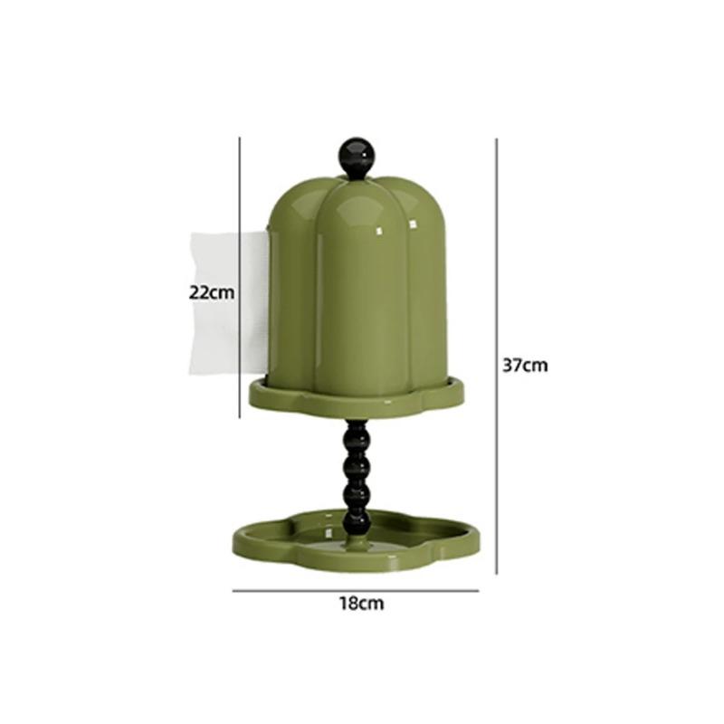 1PC Toilet Tissue Box No Punching High-End And Luxurious Double-Layer Shelf Sealed Dust-Proof Belt Cover Vintage Paper Box