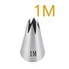 #1M Bico de Confeitar Ponta Decorativa Flor de Creme Rosa Rosas Pontas de Bicos de Glacê Ferramenta de Confeitaria Fondant Bolo Cupcake Decor Aço Inoxidável