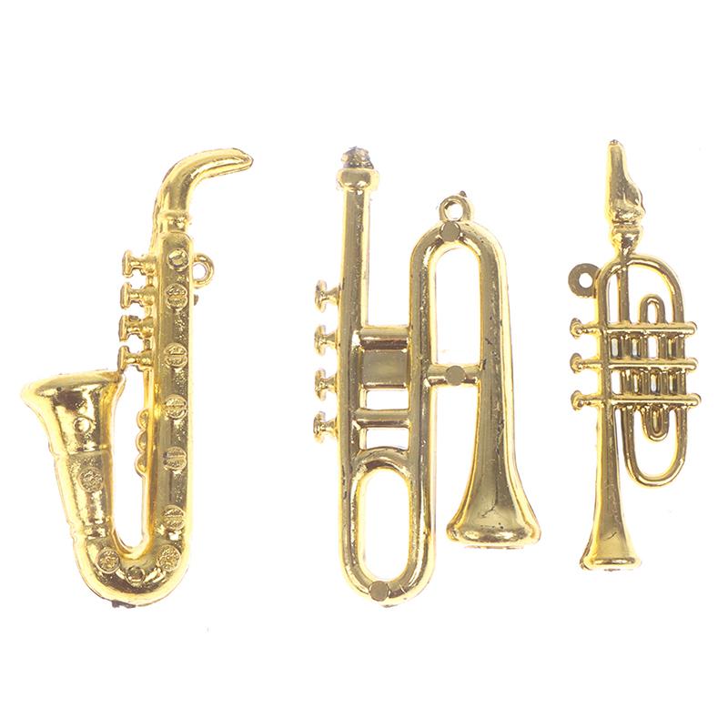 Mini instrument muzical creativ Accesorii pentru decorarea bradului Meșteșuguri mici Diy Ornamente mici