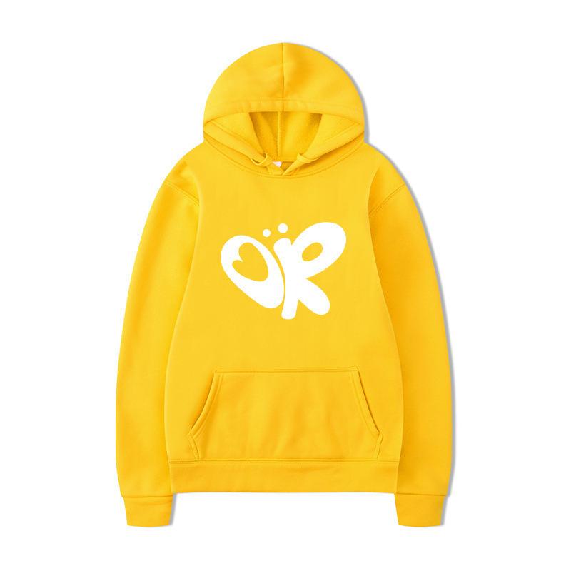 Brushed Sweater Printed Casual Pullover with Personalized Pattern Couple Casual Hooded Sweater