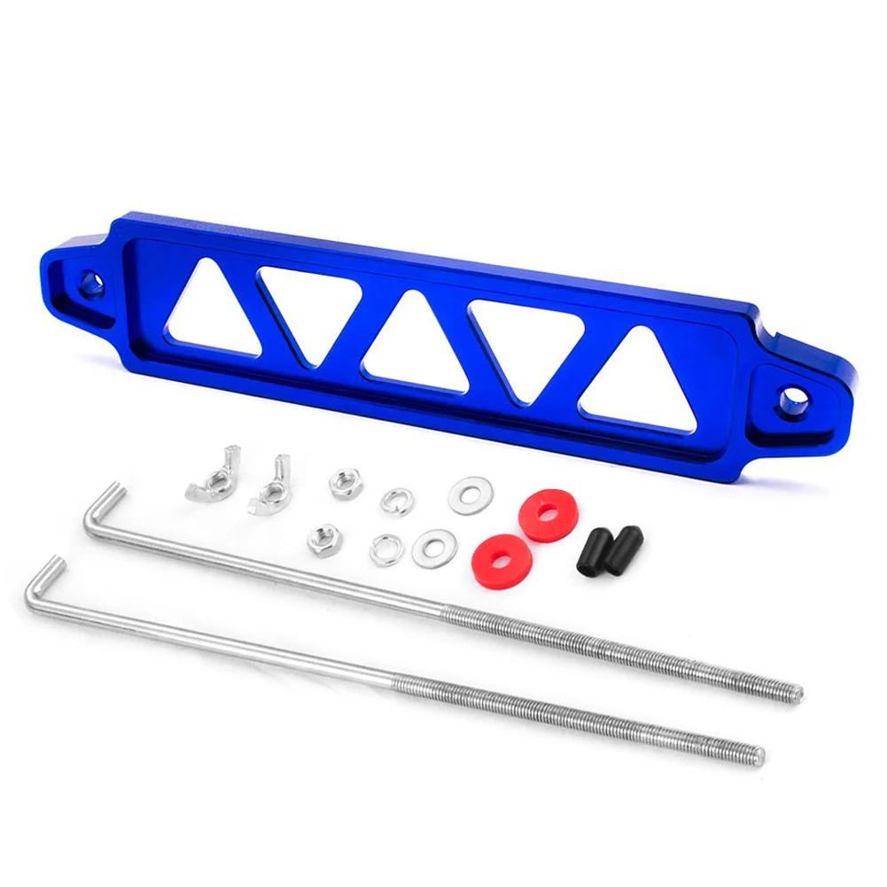218mm/190mm Aluminum Alloy Battery Auto Battery Tie Down Mount Holder Bracket Brace Bar for Honda Civic EK EG Universal