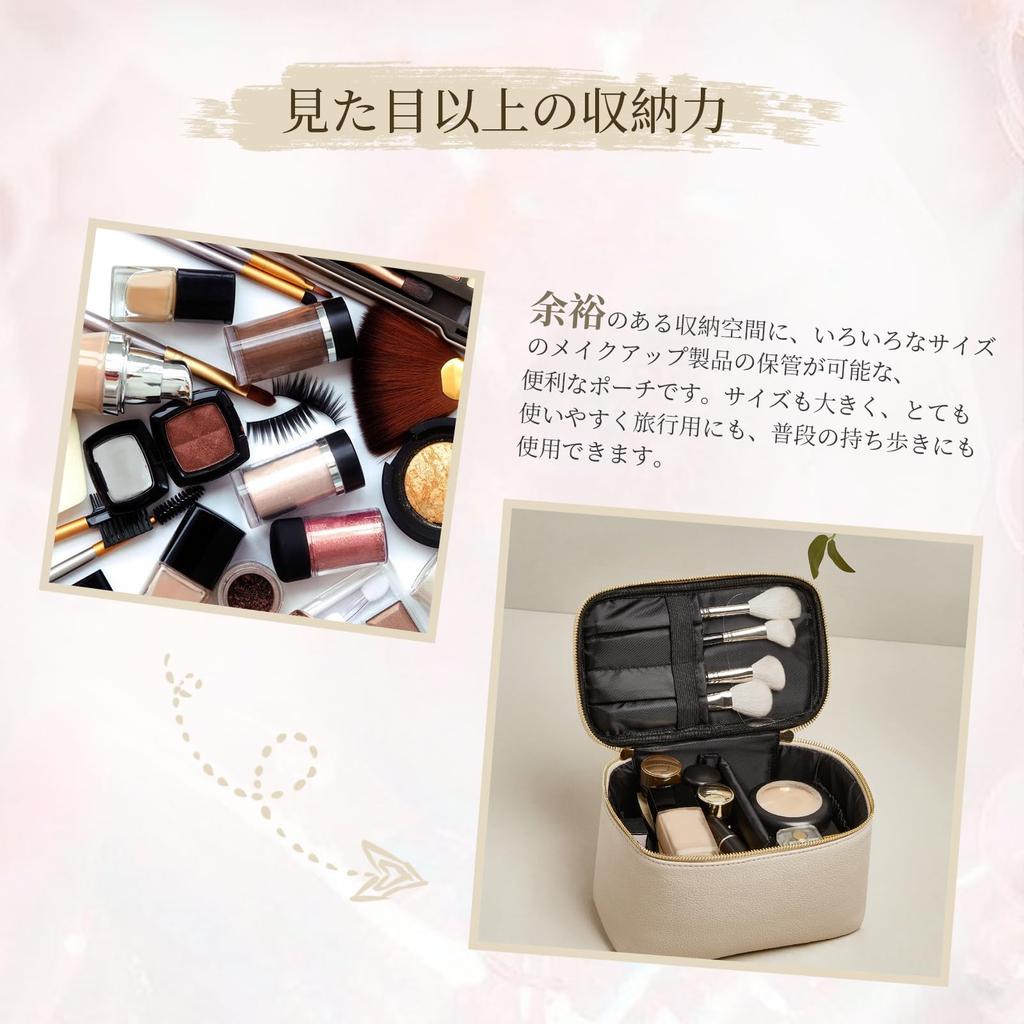 ROWNYEON Kosmetyczka o Dużej Pojemności na Kosmetyki z Miejscem na Pędzle i Idealna na Saszetkę na Narzędzia do Makijażu, Saszetka, Kieszeń, Przyjazna w Podróży, Wodoodporna,