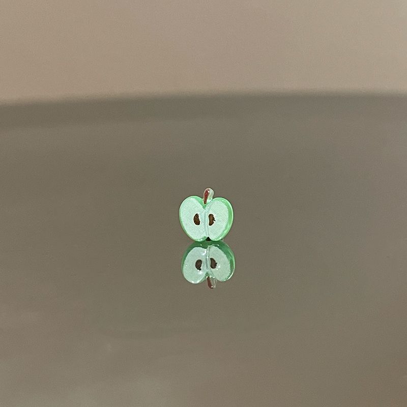 

Mint Green! Ringring Store Green Titanium Steel Ear Studs Women s Titanium Alloy Ear Bone Stud Flashing Ear Ear Bone Pin Earrings Green Apple 1