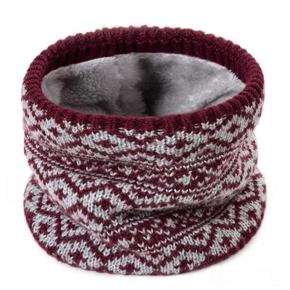 Soft Winter Neck Warmer Knitted Face Mask Fashion Neck Scarves Women Men