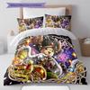 Cartoon Pattern Bedding Quilt Set Quilt Cover Pillowcase Home Decoration Birthday Gift (1 * duvet cover + 2 * pillowcase, without core)