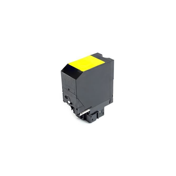 Green2Print Toner jaune 3000 pages remplace Lexmark 74C20Y0 74C20YE Toner pour Lexmark CX725DE CX725DHE CX725DTHE CX725 CS720DE