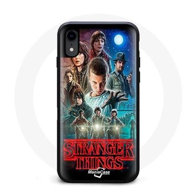 Case - Stranger Things - Iphone XR - Soft - Black - Mixed