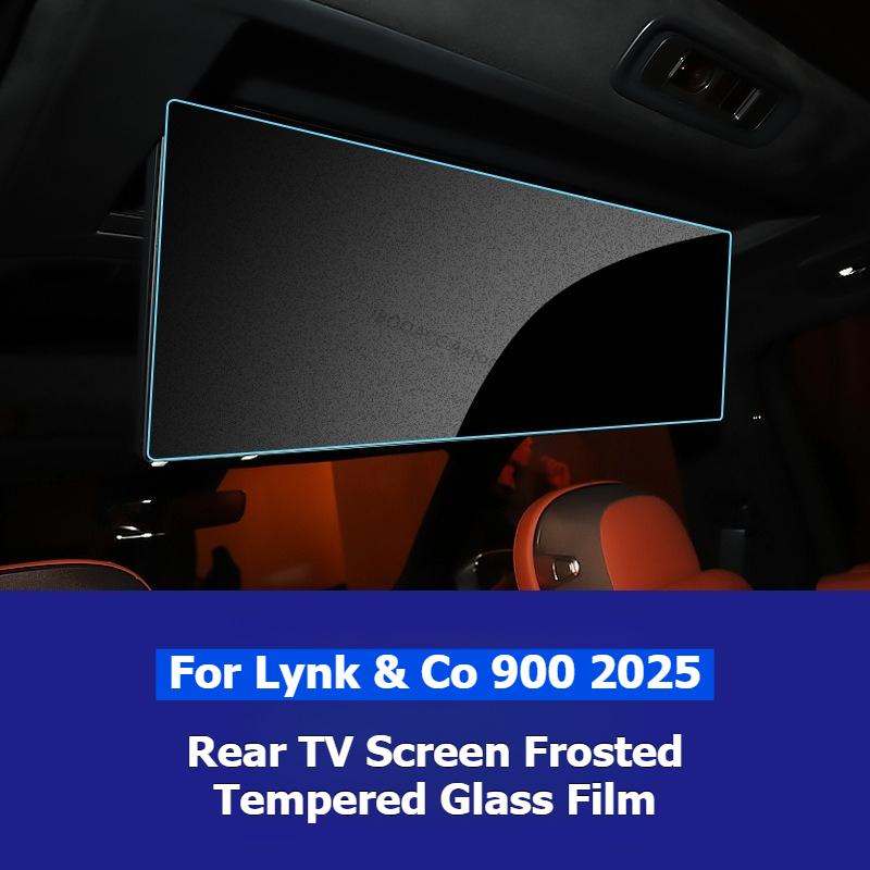 For Lynk & Co 900 2025 Navigation Instrument Tempered Glass Protector Film Rear Seat Screen Interior Stickers Car Accessories
