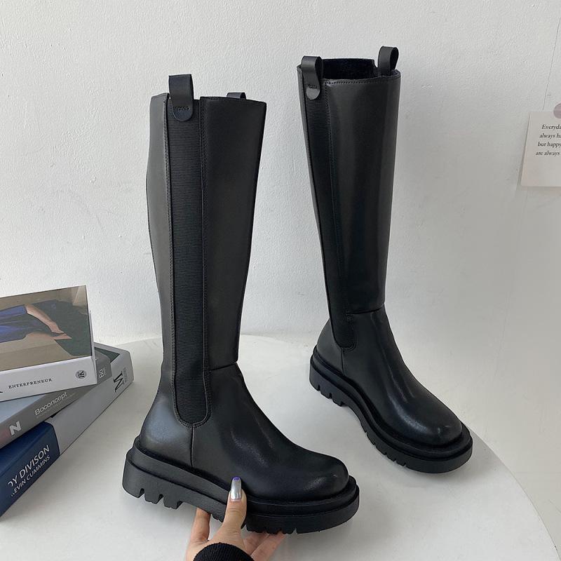 Long boots women's new autumn and winter British style retro boots, long boots but knee-high knight boots
