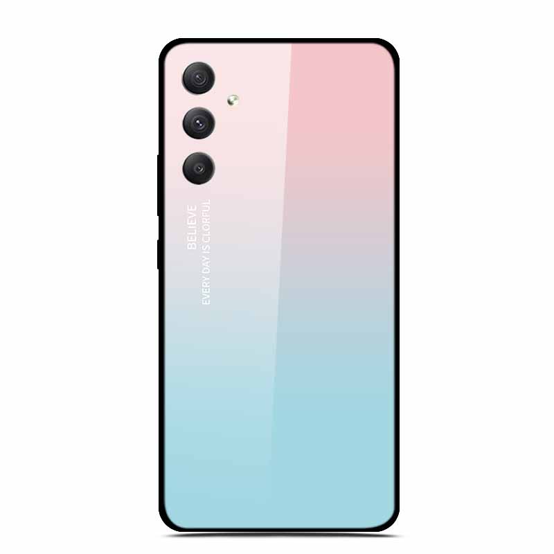 Tempered Glass Cases For Samsung M35 5G Case GalaxyM35 Painted Hard Back Fundas for Samsung Galaxy M35 5G Back Cover Protection